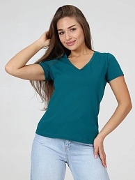 Женская футболка Таира Изумруд